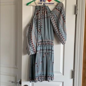 BNWT BCBG ADORABLE romper/skirt with shoulder out